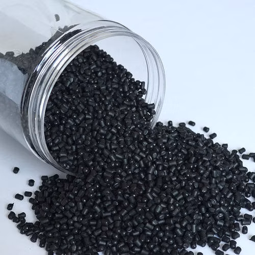Chinese Factory Wholesale Price Film Grade High Blackness Brightness Carbon Black Masterbatch for Film/Injection Molding/Pipe with Good Dispersion